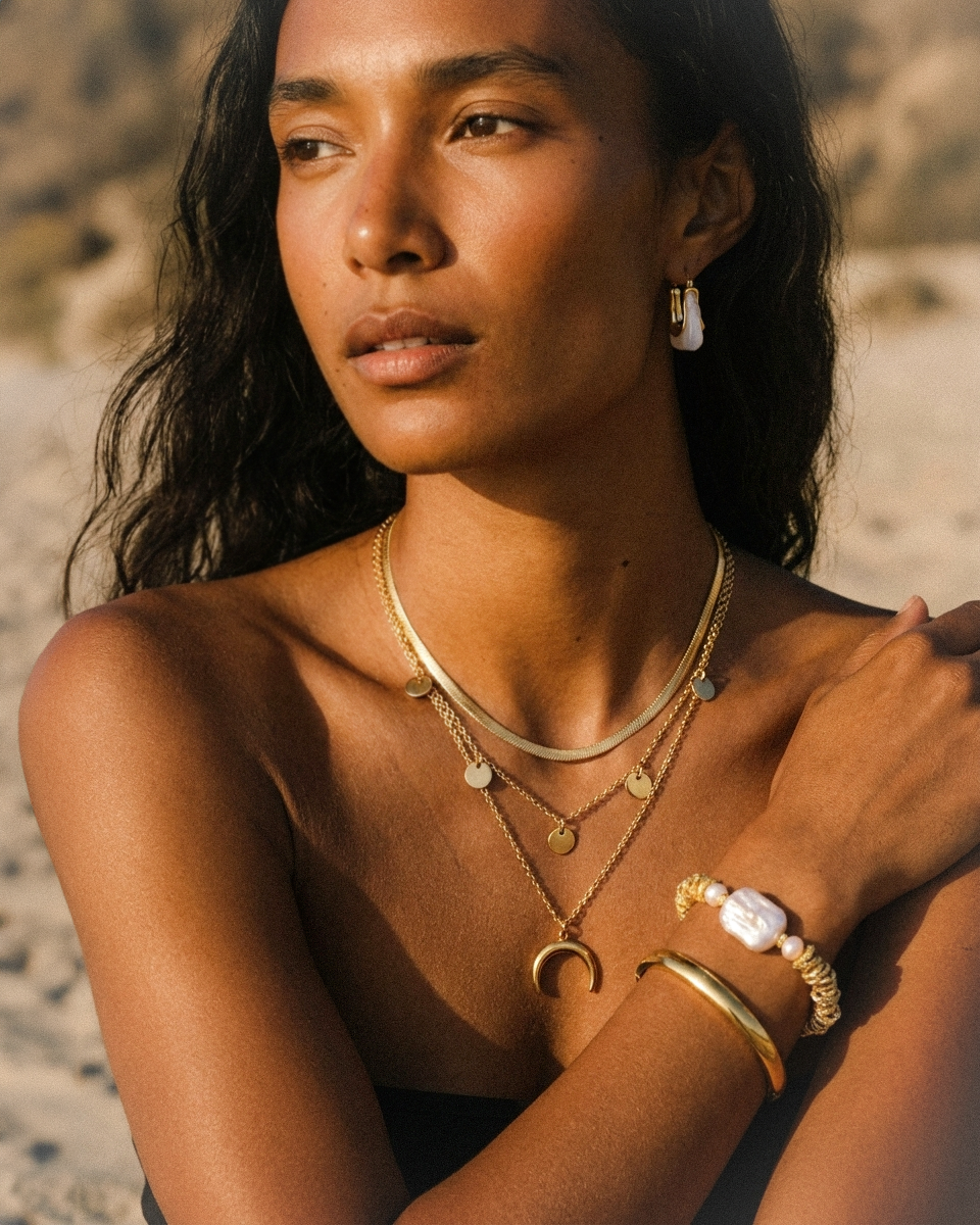 Golden Crescent Layer Set