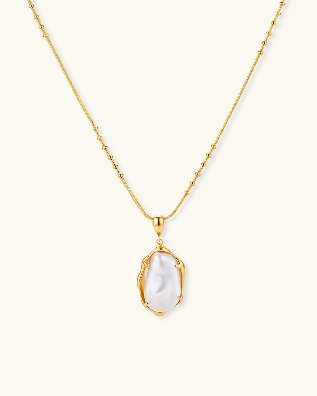 Baroque Pearl Pendant Necklace