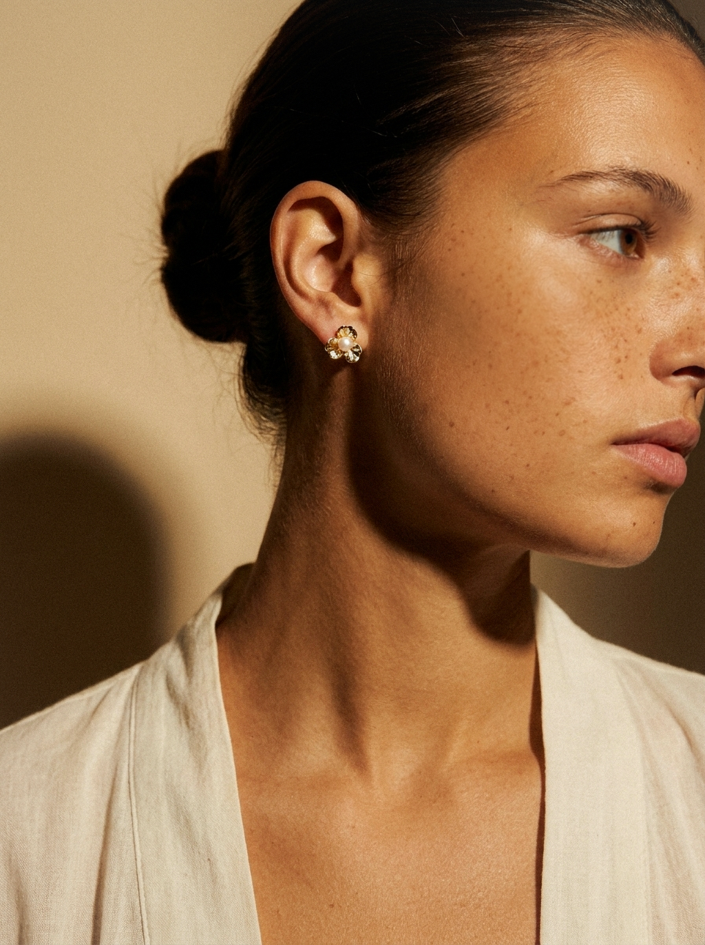 Bloom Pearl Studs