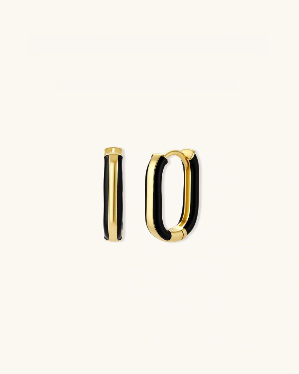 Contrast Hoop Earrings