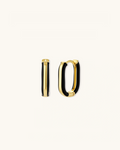 Contrast Hoop Earrings