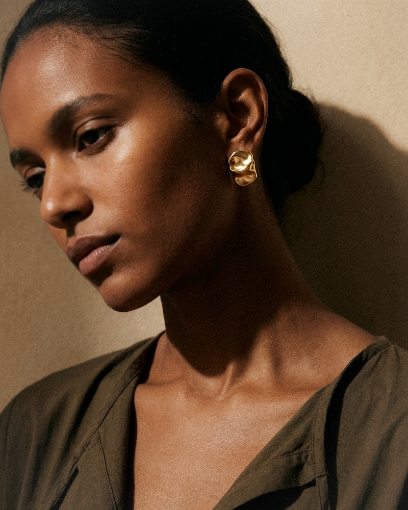 Fluid Wave Earrings