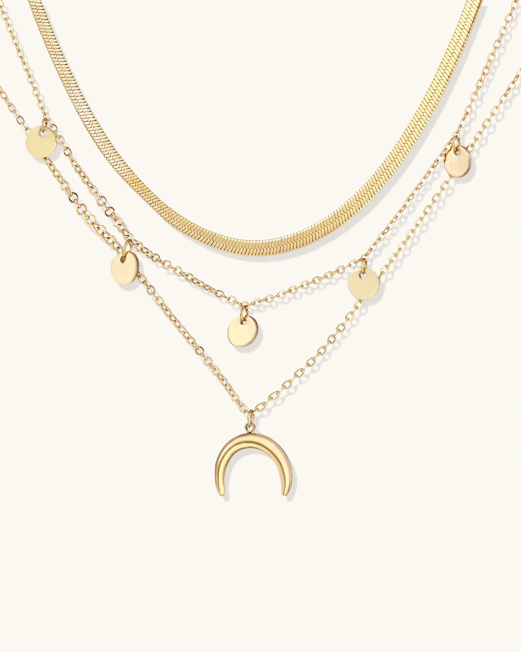 Golden Crescent Layer Set
