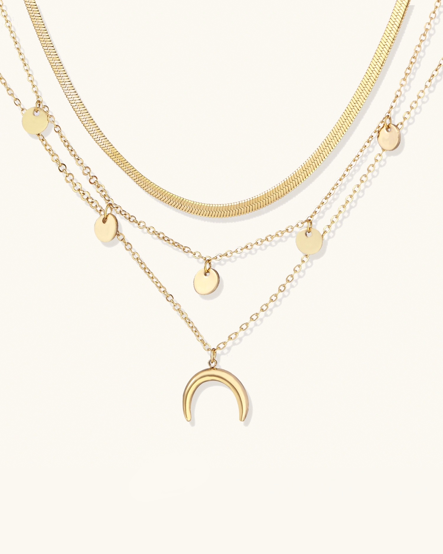 Golden Crescent Layer Set
