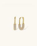 Golden Glow Huggie Hoops