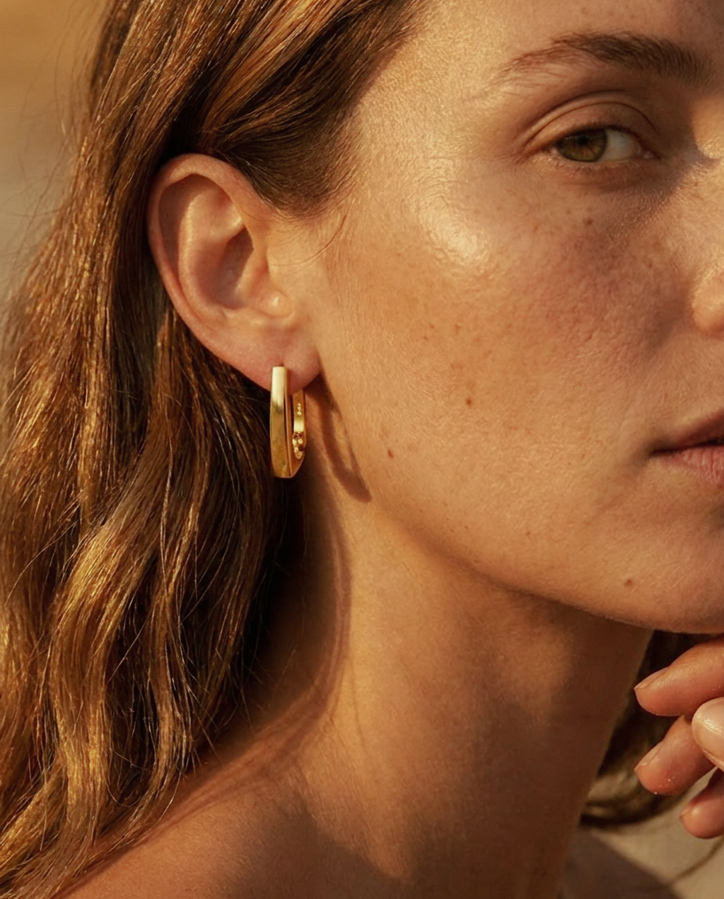 Golden Hour Huggie Earrings