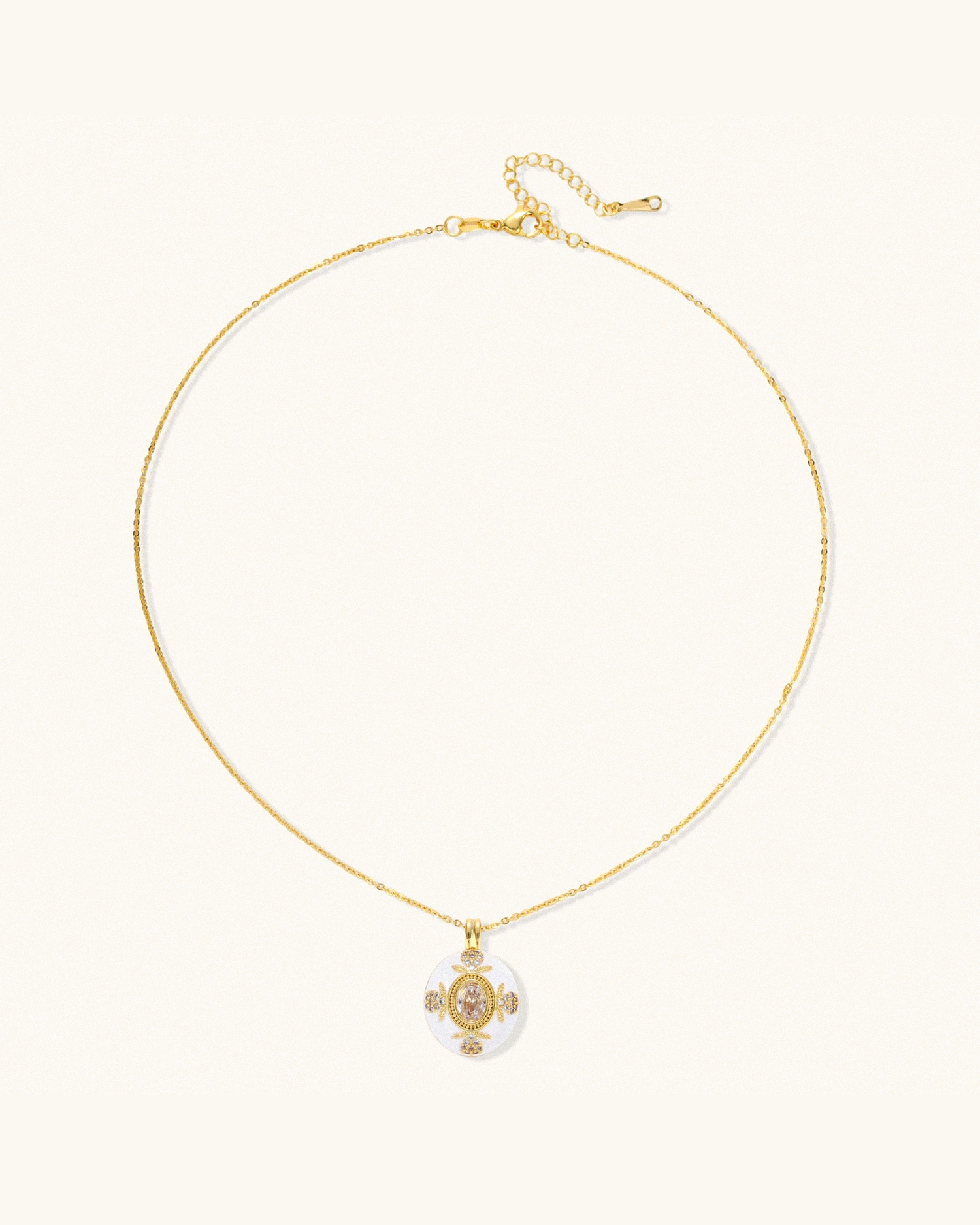 Golden Medallion Necklace