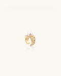 Golden Tide Pearl Ring
