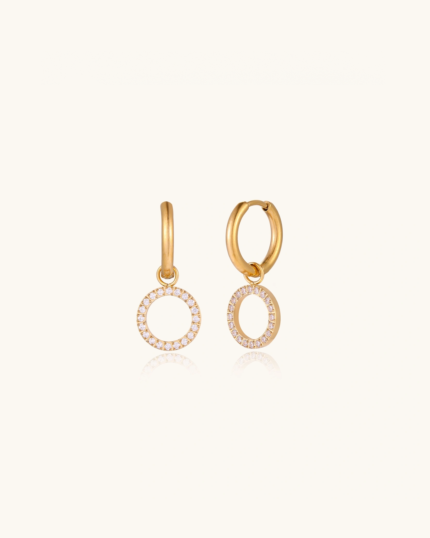 Pearl Drop Hoops