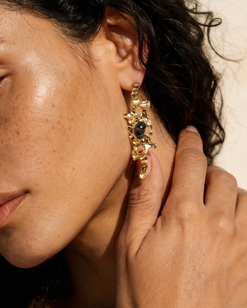 Liquid Gold Flow Earrings