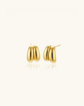 Liquid Gold Sculptural Hoops