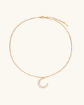 Luna Pearl Crescent Necklace