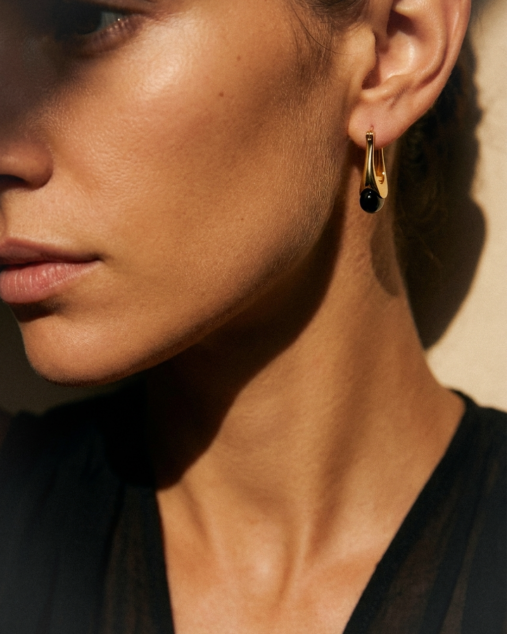 Midnight Drop Earrings