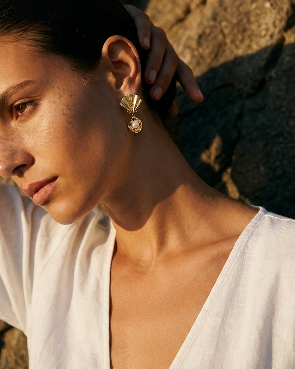 Ocean Shell Pearl Drops
