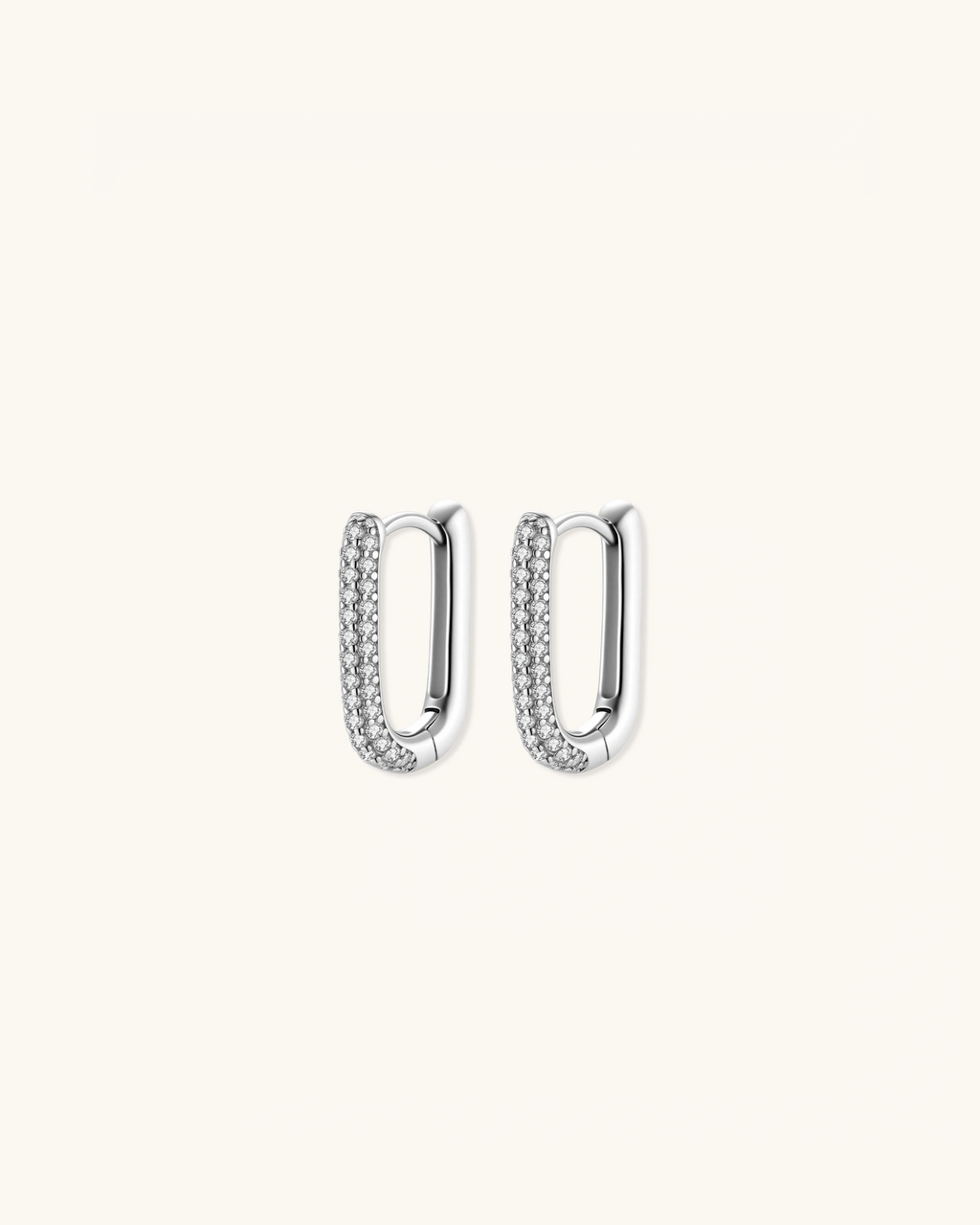 Sparkle Huggie Hoops