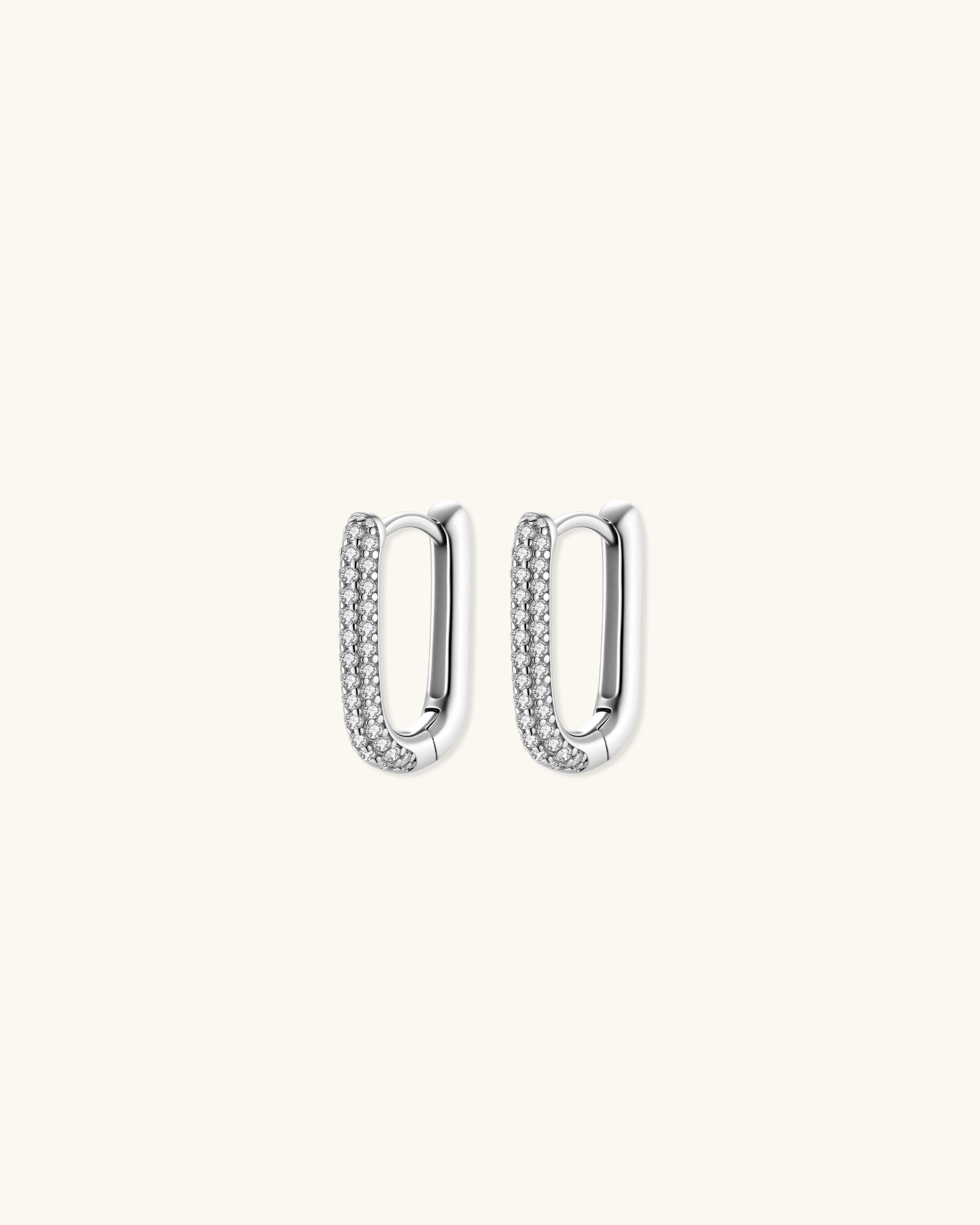Sparkle Huggie Hoops