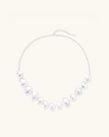 Lunar Pearl Arc Necklace