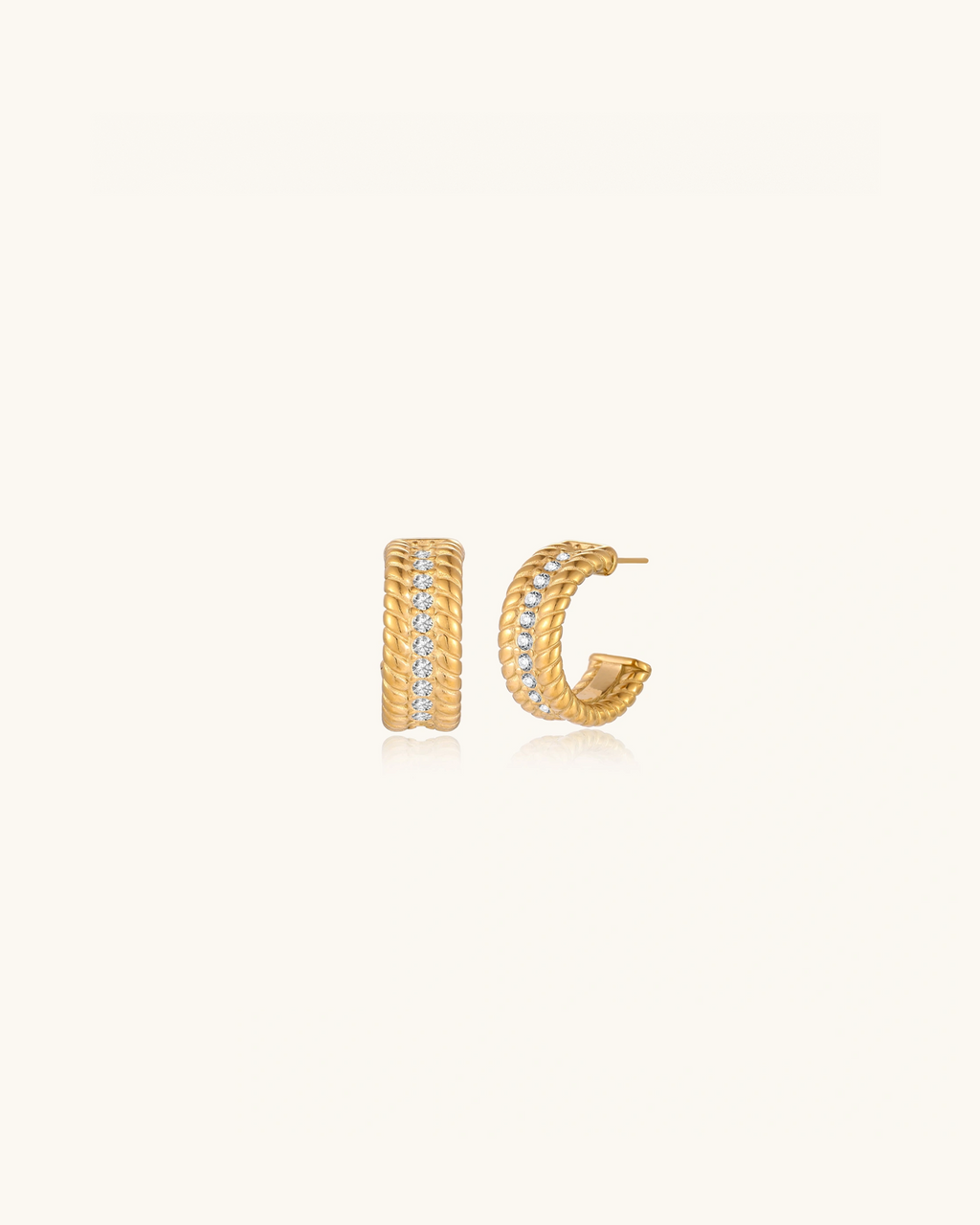 Twisted Confidence Hoops