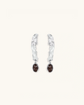 Twisted Metal Drop Earrings