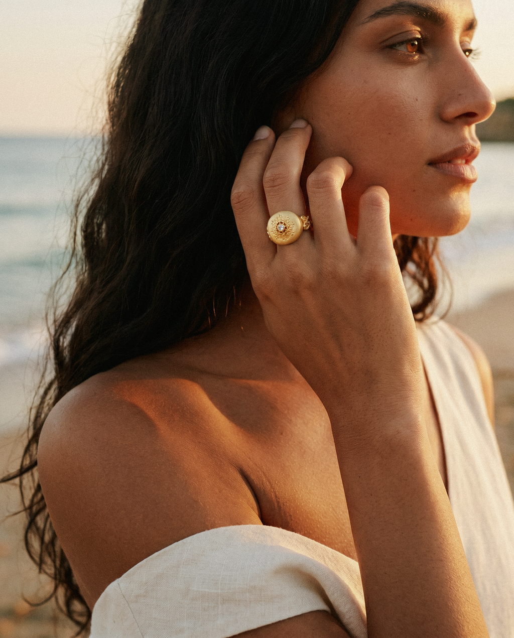 Vintage Medallion Ring